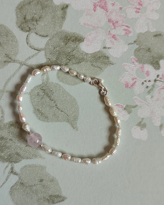 Rose quartz bracelet🩷.